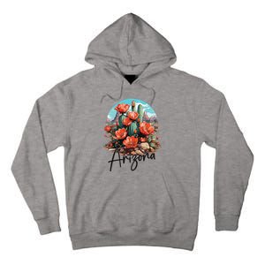 Arizona Blooming Cactus Flowers Love State Of Arizona Cute Tall Hoodie