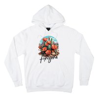 Arizona Blooming Cactus Flowers Love State Of Arizona Cute Hoodie