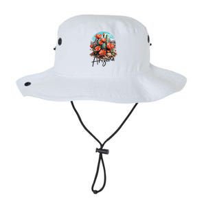 Arizona Blooming Cactus Flowers Love State Of Arizona Cute Legacy Cool Fit Booney Bucket Hat