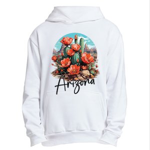 Arizona Blooming Cactus Flowers Love State Of Arizona Cute Urban Pullover Hoodie