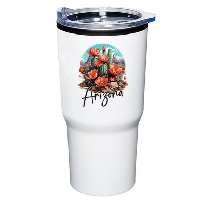 Arizona Blooming Cactus Flowers Love State Of Arizona Cute Tumbler