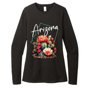 Arizona Blooming Cactus Flowers Love State Of Arizona Cute Womens CVC Long Sleeve Shirt