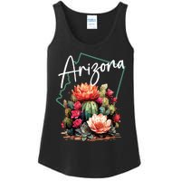 Arizona Blooming Cactus Flowers Love State Of Arizona Cute Ladies Essential Tank