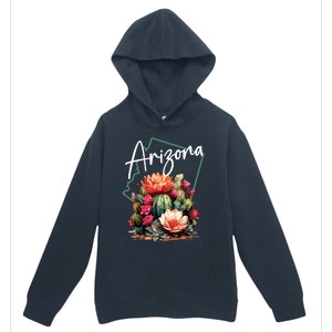 Arizona Blooming Cactus Flowers Love State Of Arizona Cute Urban Pullover Hoodie