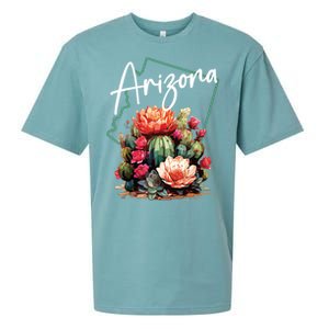 Arizona Blooming Cactus Flowers Love State Of Arizona Cute Sueded Cloud Jersey T-Shirt