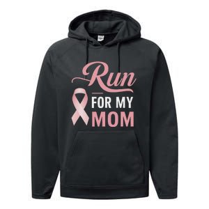 Athletics Breast Cancer Awareness Month Runner Pin.K Ribbon Performance Fleece Hoodie