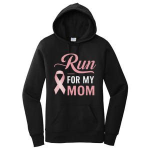 Athletics Breast Cancer Awareness Month Runner Pin.K Ribbon Women's Pullover Hoodie