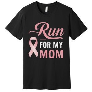 Athletics Breast Cancer Awareness Month Runner Pin.K Ribbon Premium T-Shirt