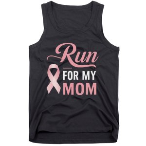 Athletics Breast Cancer Awareness Month Runner Pin.K Ribbon Tank Top