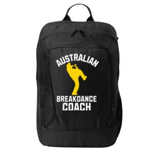 Australian Breakdance Coach Halloween Group Costume Matching City Backpack