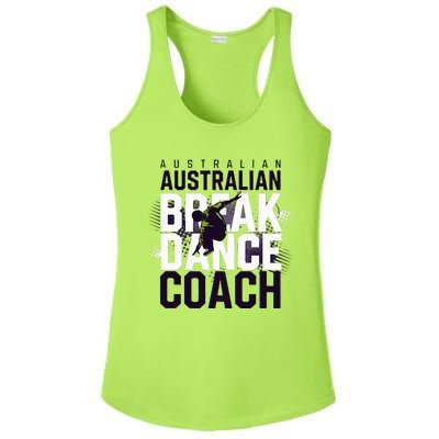 Australian Breakdancing Costume Coach Break Dancer Matching Ladies PosiCharge Competitor Racerback Tank