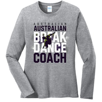 Australian Breakdancing Costume Coach Break Dancer Matching Ladies Long Sleeve Shirt