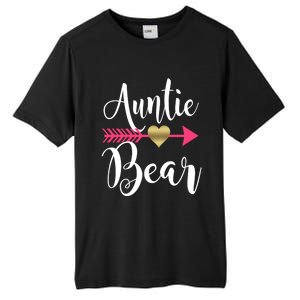 Auntie Bear Cute Aunt Niece Nephew Aunts Funny Gift Tall Fusion ChromaSoft Performance T-Shirt