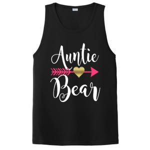 Auntie Bear Cute Aunt Niece Nephew Aunts Funny Gift PosiCharge Competitor Tank