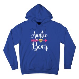 Auntie Bear Cute Aunt Niece Nephew Aunts Funny Gift Hoodie