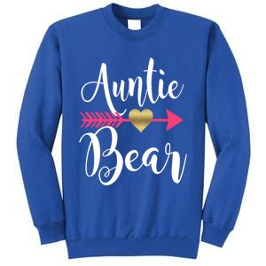 Auntie Bear Cute Aunt Niece Nephew Aunts Funny Gift Sweatshirt