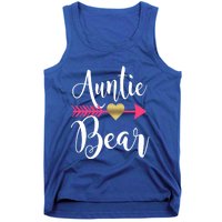 Auntie Bear Cute Aunt Niece Nephew Aunts Funny Gift Tank Top