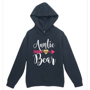 Auntie Bear Cute Aunt Niece Nephew Aunts Funny Gift Urban Pullover Hoodie