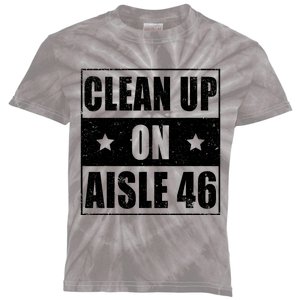 Anti Biden Clean Up On Aisle 46 Impeach Biden Kids Tie-Dye T-Shirt