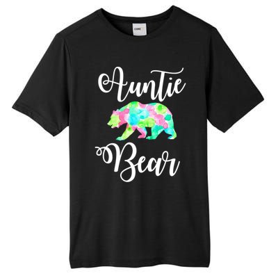 Auntie Bear Cute Funny Aunts Aunt Gift Niece Nephew Tee Gift Tall Fusion ChromaSoft Performance T-Shirt