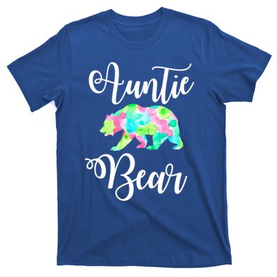 Auntie Bear Cute Funny Aunts Aunt Gift Niece Nephew Tee Gift T-Shirt