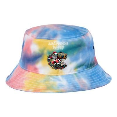 Arapahoe Basin Colorado Cool Snowboard Christmas Santa Gift Tie Dye Newport Bucket Hat