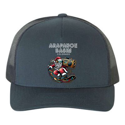 Arapahoe Basin Colorado Cool Snowboard Christmas Santa Gift Yupoong Adult 5-Panel Trucker Hat