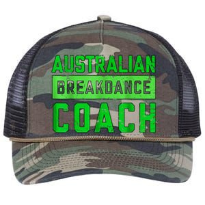 Australian Breakdancing Costume Coach Break Dancer Matching Retro Rope Trucker Hat Cap