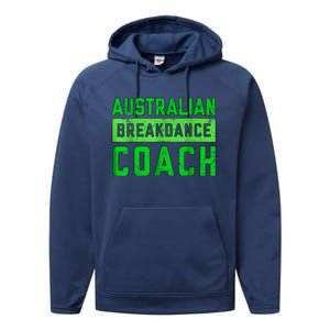 Australian Breakdancing Costume Coach Break Dancer Matching Performance Fleece Hoodie