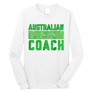 Australian Breakdancing Costume Coach Break Dancer Matching Long Sleeve Shirt