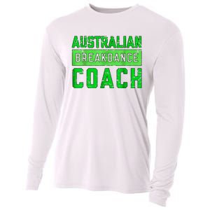 Australian Breakdancing Costume Coach Break Dancer Matching Cooling Performance Long Sleeve Crew