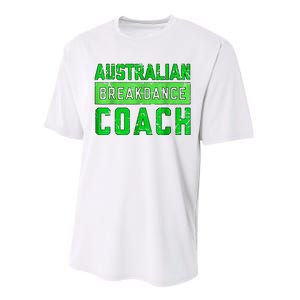 Australian Breakdancing Costume Coach Break Dancer Matching Performance Sprint T-Shirt