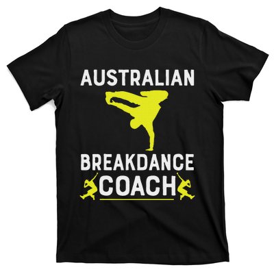 Australian Breakdancer Costume Coach Break Dancer Matching T-Shirt