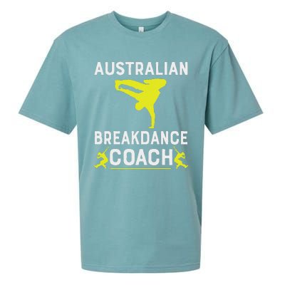 Australian Breakdancer Costume Coach Break Dancer Matching Sueded Cloud Jersey T-Shirt