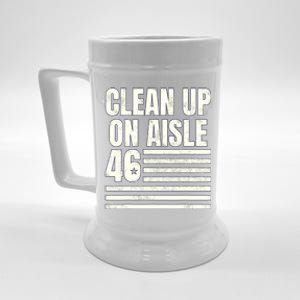 Anti Biden Clean Up On Aisle 46 Impeach Biden Beer Stein