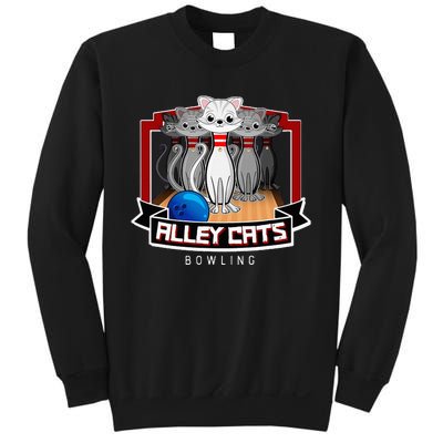 Alley Bowling Cats Sweatshirt