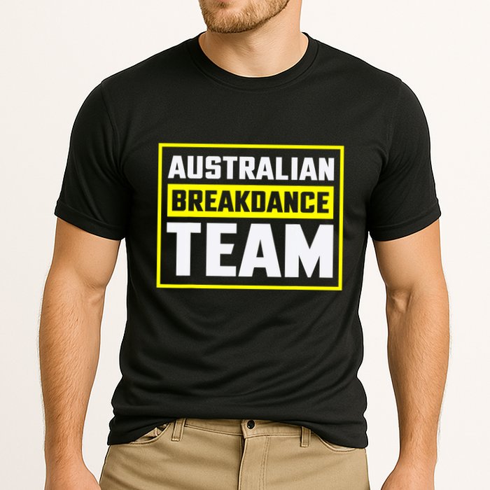 Australian Breakdance Costume Team Matching Cooling Performance Crew T-Shirt