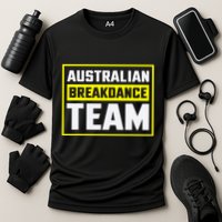 Australian Breakdance Costume Team Matching Cooling Performance Crew T-Shirt