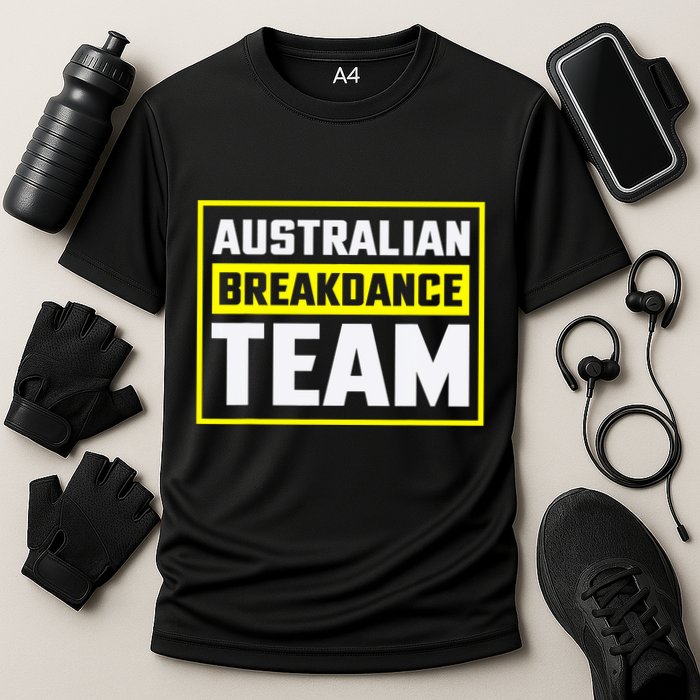 Australian Breakdance Costume Team Matching Cooling Performance Crew T-Shirt