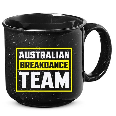 Australian Breakdance Costume Team Matching 15oz Campfire Ceramic Mug
