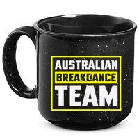 Australian Breakdance Costume Team Matching 15oz Campfire Ceramic Mug