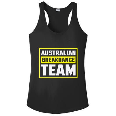 Australian Breakdance Costume Team Matching Ladies PosiCharge Competitor Racerback Tank