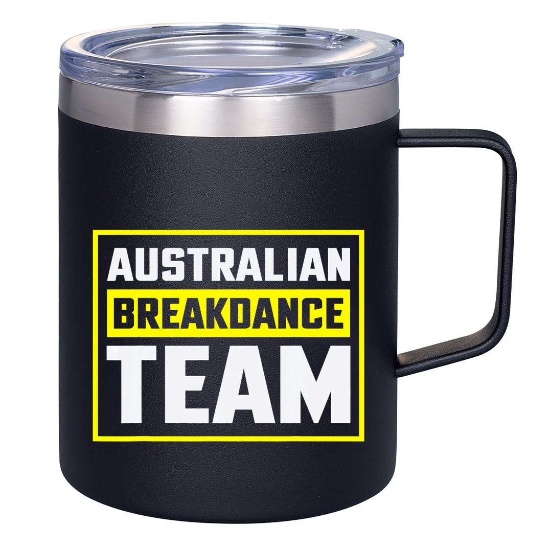 Australian Breakdance Costume Team Matching 12oz Stainless Steel Coffee Mug