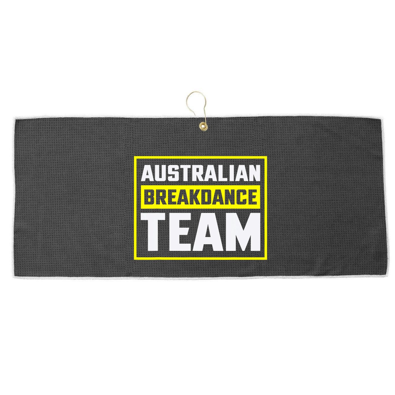 Australian Breakdance Costume Team Matching Large Microfiber Waffle Golf Towel