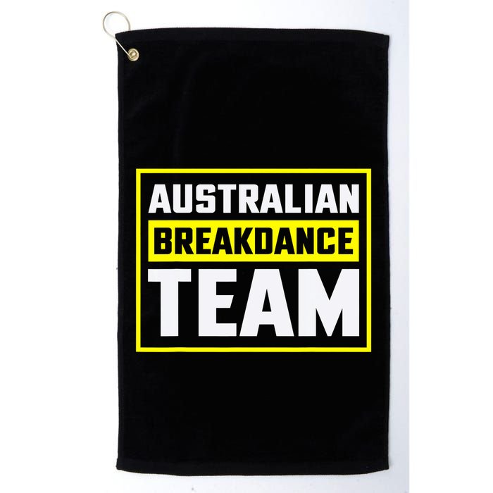 Australian Breakdance Costume Team Matching Golf Towel