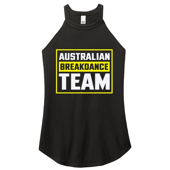 Australian Breakdance Costume Team Matching Women's Perfect Tri Rocker Tank