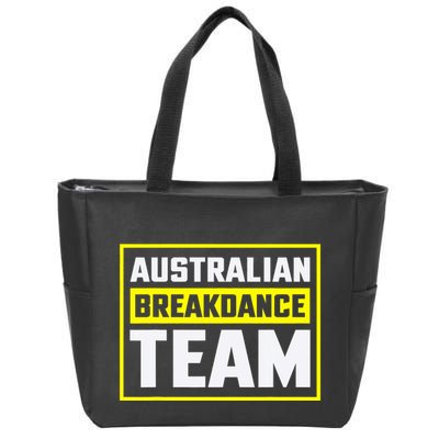 Australian Breakdance Costume Team Matching Zip Tote Bag