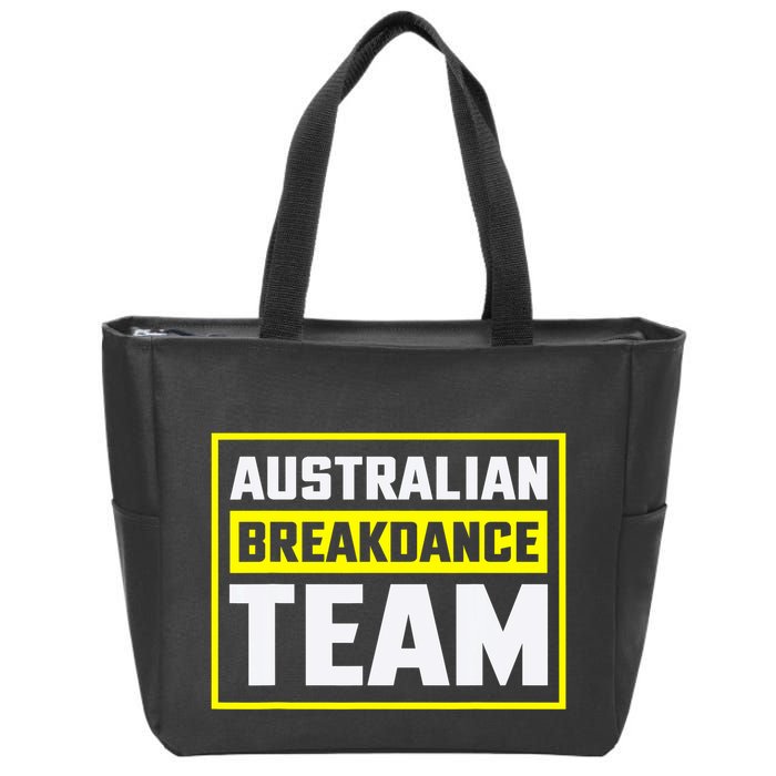 Australian Breakdance Costume Team Matching Zip Tote Bag