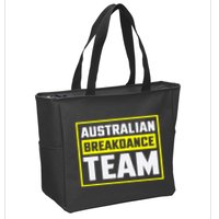 Australian Breakdance Costume Team Matching Zip Tote Bag