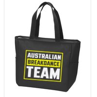 Australian Breakdance Costume Team Matching Zip Tote Bag
